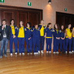 Con le ragazze del volley femminile