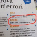 Un anno difficile per la nazionale italiana di calcio... e anche per chi ne ha fatto le pagelle