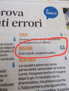 Un anno difficile per la nazionale italiana di calcio... e anche per chi ne ha fatto le pagelle