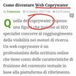 Quando il Web Copyrigher diventa Web Coprywater...